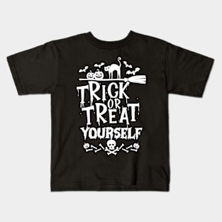 Trick or Treat Yourself Funny Halloween Trick or Treating Kids T-Shirt